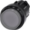 Siemens 3SU10010BB700AA0 3SU1001-0BB70-0AA0 Przycisk podświetlany pierścień przedni z tworzywa sztucznego, okrągły przyc