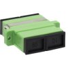 Adapter SC APC SM duplex zielony