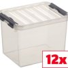 Pojemnik do przechowywania Helit Sunware Q-line, (S x W x G) 150 x 140 x 200 mm, 3 l, przeźroczysty