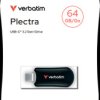 USB stick, 64 GB, USB-C, USB 3.2, black, Verbatim 30224