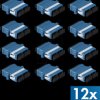 FA01SC7 Fiber Adapter SC Duplex, with flange, 12 pieces