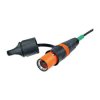 Neutrik NKO12SA-L-0-5 opticalCON LITE 12-Channel Fiber Optic Cable 5m Blck/Ornge