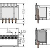 WAGO 2091-1412 Obudowa męska na PCB 100 szt.