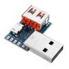 USB A Male to USB A and microUSB Adapter Splitter