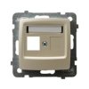 KARO Obudowa gniazda komputerowe pojedyncze ecru perłowy GPK-1S/p/42 OSPEL