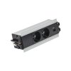 Mediaport Indesk 2x250V USB A-C Simon 480 czarny