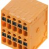 PCB terminal, 28 pole, pitch 3.5 mm, AWG 26-16, 12.5 A, spring-clamp connection, orange, 2001060000