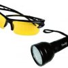 LATARKA UV 51LED + OKULARY OCHRONNE UV40