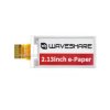 Wyświetlacz e-Paper E-Ink 3-kolorowy 2,13" (B) 212x104 - Waveshare 13368