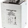 Filtr RFI 1A 1-fazowy 1MΩ 250 V AC 50 → 60Hz 1 x 25 mH Schurter, montaż na szynie DIN