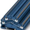 Double level terminal, push-in connection, 0.14-1.5 mm², 4 pole, 16 A, 6 kV, blue, 3214660