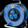 10231 Cable reel with earthed plug, blue, 25 m