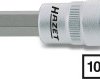 Hazet 8801 8801-10 wewnętrzny sześciokąt Nasadka trzpieniowa 10 mm 3/8