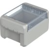 PC enclosure, (L x W x H) 113 x 80 x 60 mm, light gray (RAL 7035), IP66, 96022125