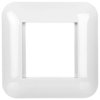 KOS45 Ramka pojedyncza + uchwyt do modułów 45x45 biały 350446