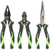 KS Tools 512.0310 Pliers Set Red Steel Insulated 3-Piece Set
