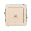 DECO Wyłącznik pojedynczy w stylu amerykańskim beżowy 1DWPUS-1 KARLIK