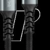 CU0270 Sync & charging cable, USB-C -> USB-C angled, 0.5 m, black