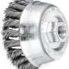 PFERD TOOLS Szczotka garnkowa pleciona TBG Ø 80 mm Drut stalowy M14 Ø 0,50 do szlifierki kątowej POS TBG 80/M14 ST 0,50