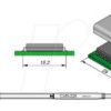 C245226 C245 SMD desoldering tip, C245226/15.2 x 29 mm, for dual-in line