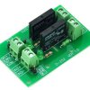 ELECTRONICS-SALON DC5V 2 Channels DC-AC 2Amp G3MB-202P Solid State Relay SSR Module Board.