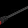 68684 Cat.6 patch cable, U/UTP, 5 m, black