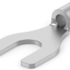 Uninsulated forked cable lug, 0.3-1.42 mm², AWG 22, M4, metal, 34117