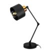 Lampa Loft Abi-G B1 1Xe27 Biurkowa Czarno Złota