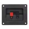 Terminal głośnikowy 2-pin prostokątny 80 × 65 mm do przewodu 2,5 mm²