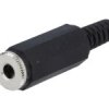 GJM3.5-MK-SCH Gniazdo JACK 3.5 mono na kabel Schurter
