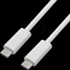11028341 USB 40-Gbps cable, USB-C connector to USB-C connector, 240 W, wh