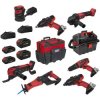 Sealey CP20VCOMBO4EU 8 x SV20 Series Cordless Power Tool Kit 20V Euro Plug
