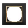 Vestra Ramka Pojedyncza Czarny/Złoty 3871-47
