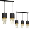 Lampa wisząca ALMERIA BLACK/GOLD 3xE27 MLP64400 Milagro