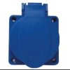 Gniazdo tablicowe 10/16A 2P+Z SCHUKO 230V niebieskie IP54