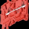 2000-1203 Feed-through terminal up to 1 mm², red