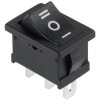 Przełącznik kołyskowy pojedynczy czarny (SPDT 3P)