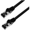 BKL Electronic 144003 Network cable CAT 8.1 Black Halogen-free 2 m