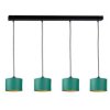 Lampa Wisząca Nowoczesna Abażur 4Xe27 Flow Green
