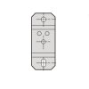 Schneider Electric KBB40ZFMP Akcesoria do małych skrzynek rozdzielczych 10 szt.