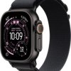 Apple Watch Ultra 3 GPS + Cellular 49 mm Tytanowa obudowa Pętla alpejska czarny M