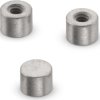Round SMD spacer sleeve, internal thread, closed at bottom, M1.6, 4 mm, steel, 97730406330R