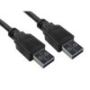 Kabel USB Złącze A USB A Złącze B USB A dł. 2m Przewód przedłużający USB USB 3.2 kolor: Czarny