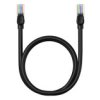 Kabel Ethernet Baseus High Speed Cat 5 Rj-45 1000Mb/S 1M Okrągły - Czarny