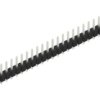 Pin header, 30 pole, pitch 2.54 mm, straight, black, 10053858