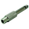 TruComponents 200723 Adapter Jack plug 6.35mm - RCA socket (phono) Mono Pins:2