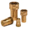 Hydrauliczna szybkozłączka, zgodność z: ISO 7241-1-B, typ: Złączka, rodzaj: Męski, gwint: BSP 1/8 męski, Mosiądz, 1/8in