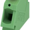 PCB terminal, 1 pole, pitch 5 mm, AWG 24-12, 24 A, push-in, green, 1190362