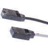 Czujnik optyczny bariera świetlna 4,5x10x14mm Sn: 0,15m 12-24V DC PNP kabel 2m PVC IP67 OYQ40100