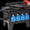 60554 M3 mobile CEE construction power distributor unit 32 A, 22 kW